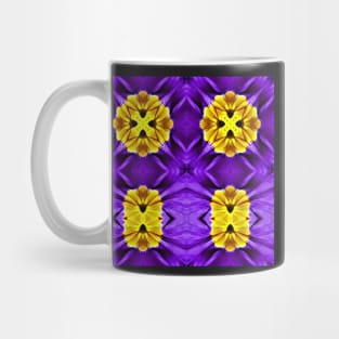 Royal Purple Violet Primrose With Gold Pattern 11 Mug